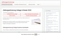 www.zahlungserinnerung-vorlage.de