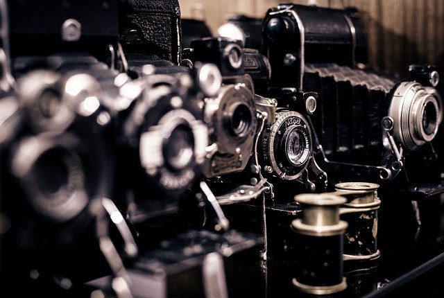 Kamera-Geschichte-Vintage