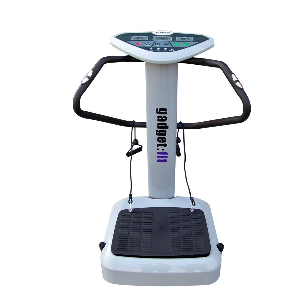 Gadgetfit Vibrationsplatte mit Haltesäule Front
