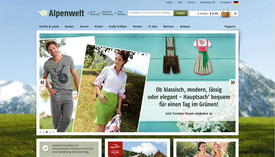 Alpenwelt Startseite