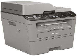 Brother MFC-L2700DN Monolaser-Multifunktionsdrucker (Drucken, scannen, kopieren, faxen, 2.400x600 dpi, USB 2.0 Hi-Speed, Duplex) grau