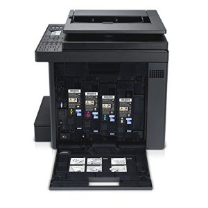 Dell E525w LED-Farblaser-Multifunktionsdrucker (600x600dpi, USB, LAN, WLAN inkl. AirPrint , Fax, Drucken, Scannen, Kopieren)