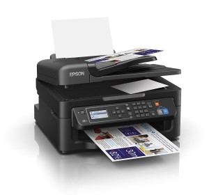Epson WorkForce WF-2630WF 4-in-1 Multifunktionsdrucker (Drucker, scannen, kopieren, faxen, WiFi, Dokumenteneinzug) schwarz