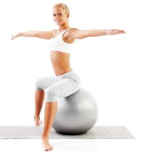 Es gibt eine vielzahl von tollen Übungen mit dem Gymnastikball.