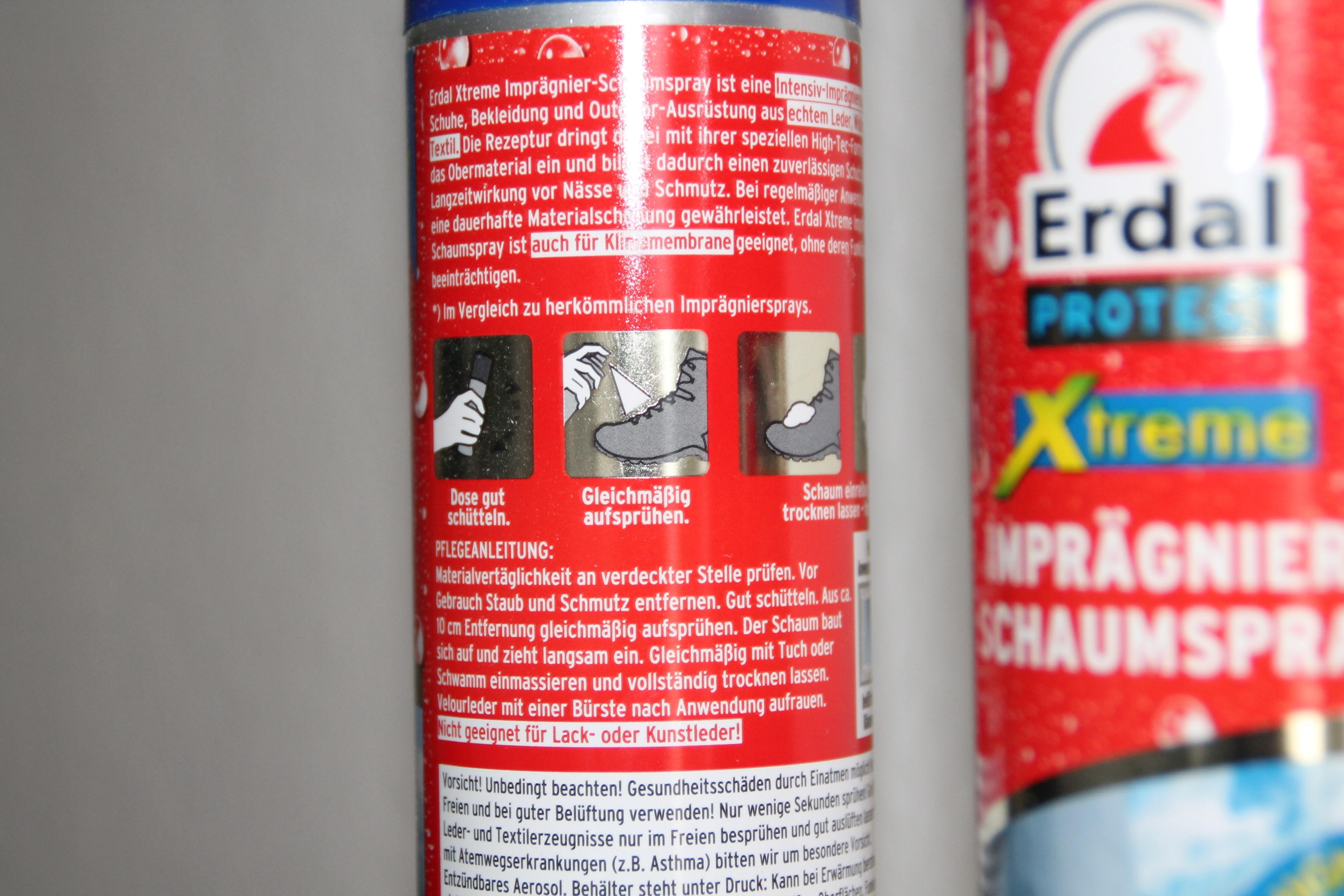 Impragnierspray Dm Test
