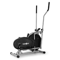 Klarfit Orbifit Crosstrainer Stepper schwarz aufgebaut