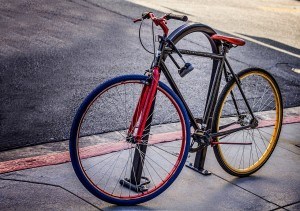Fahrrad-mit-schloss