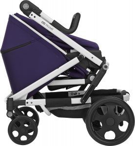 Britax Go Kinderwagen mit Sportaufsatz (6 Monate - 3 Jahre) steel grey zusammengeklappt