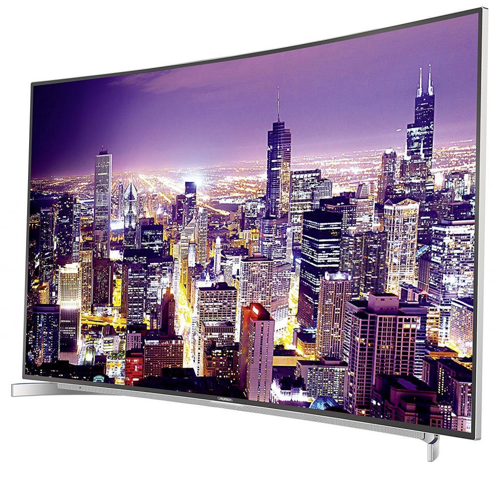 Grundig Fine Arts FLX 9591 SP 139 Cm 55 Zoll Curved Fernseher Ultra HD Triple Tuner 3D Smart TV