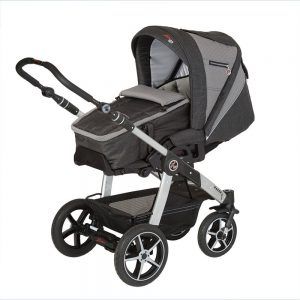 Hartan Racer GTS mit Handbremse 832 Softtasche, Gestell silber