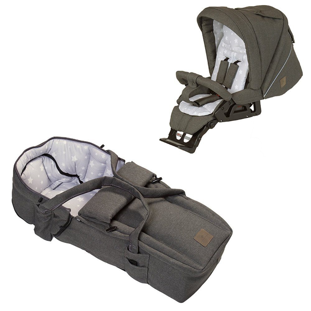 Hartan Racer GTS mit Handbremse 858 Softtasche, Gestell schwarz