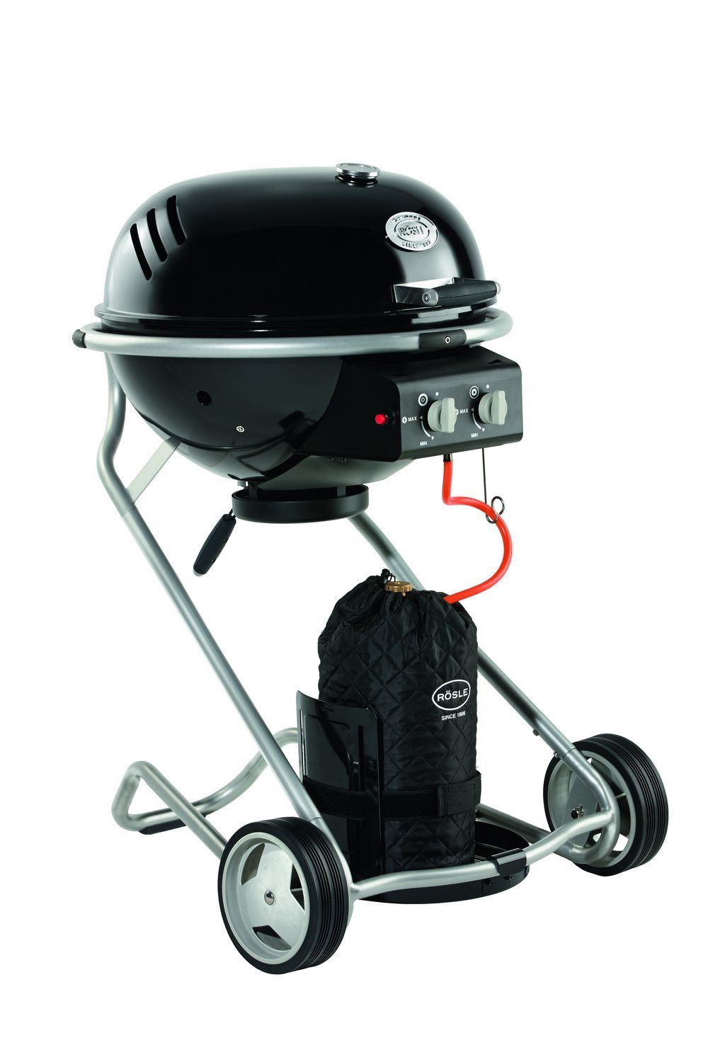 Gasgrill als Kugelgrill von Rösle in schwarz