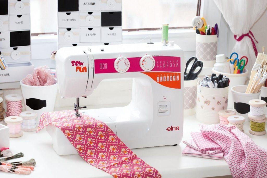 Nähen mit der Nämaschine Elna 100 sewfun 