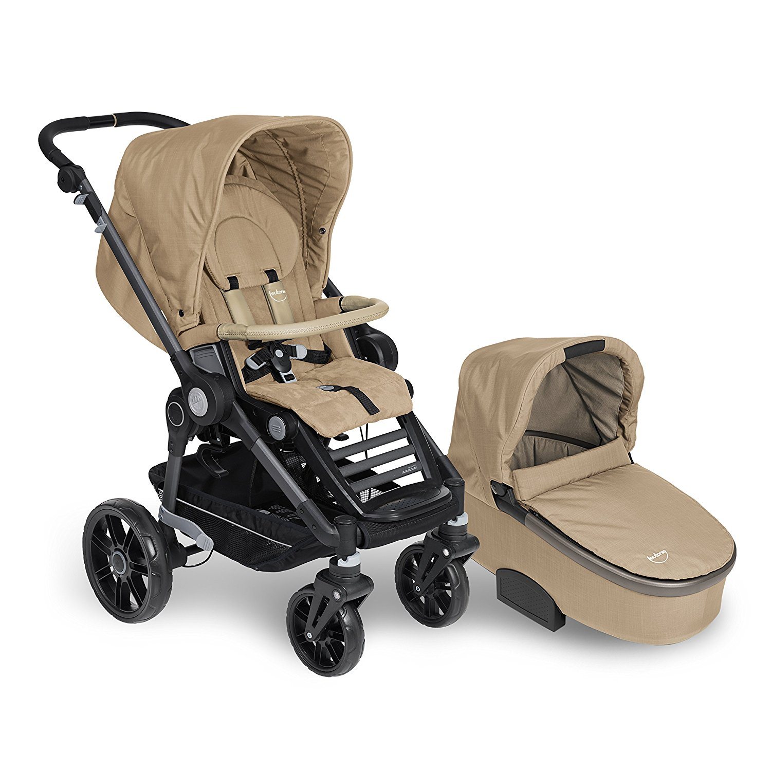 Kombikinderwagen von Teutonia im Set mit Babyschale