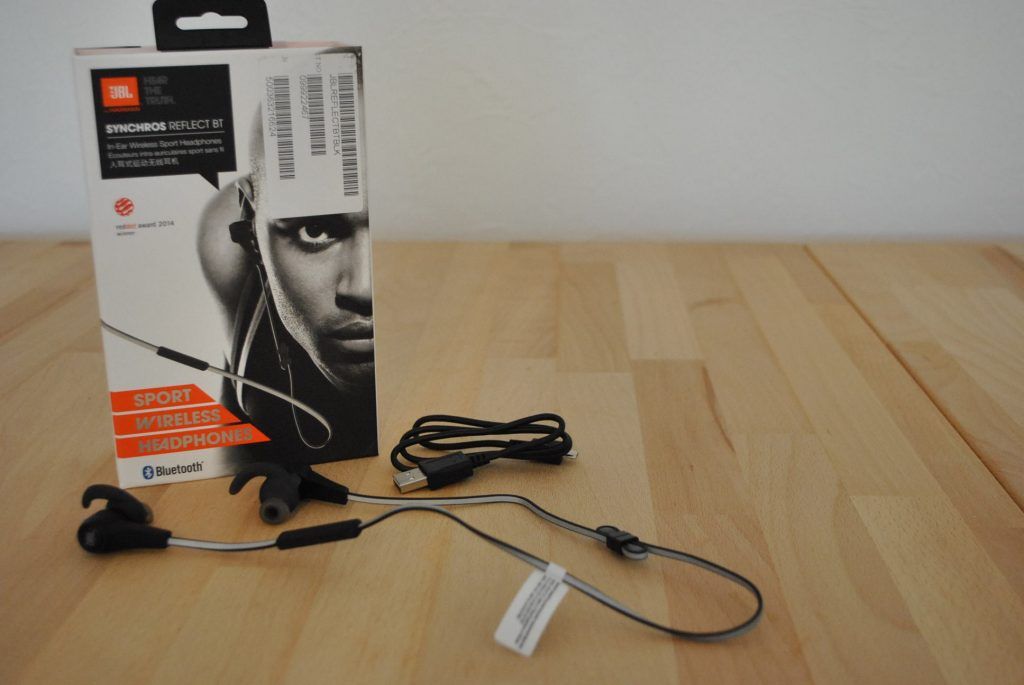 In ear Kopfhörer JBL3 mit Verpackung im Test