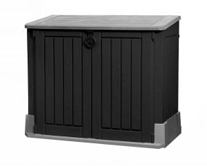 Mülltonnenbox von Keter Store it Out Midi, Schwarz, 845L