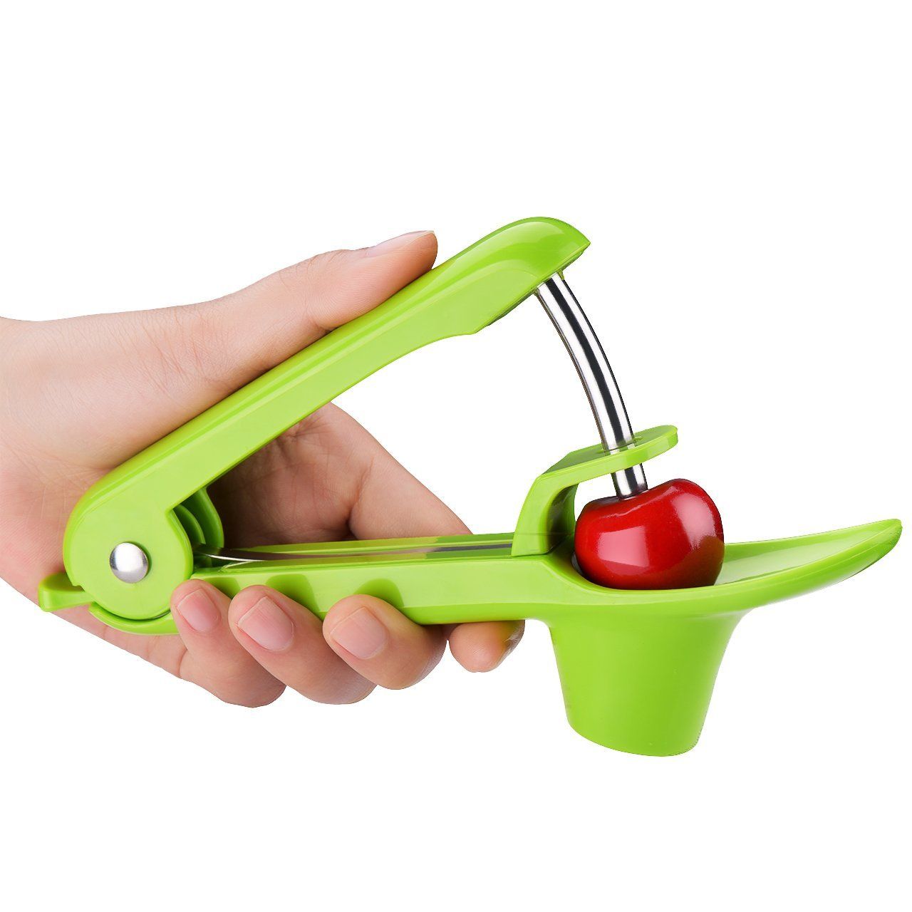 2x Kirschentkerner Edelstahl - Schnelles Entkernen Von Kirschen & Obst