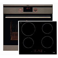 Herdset Einbaubackofen Hei%C3%9Fluft