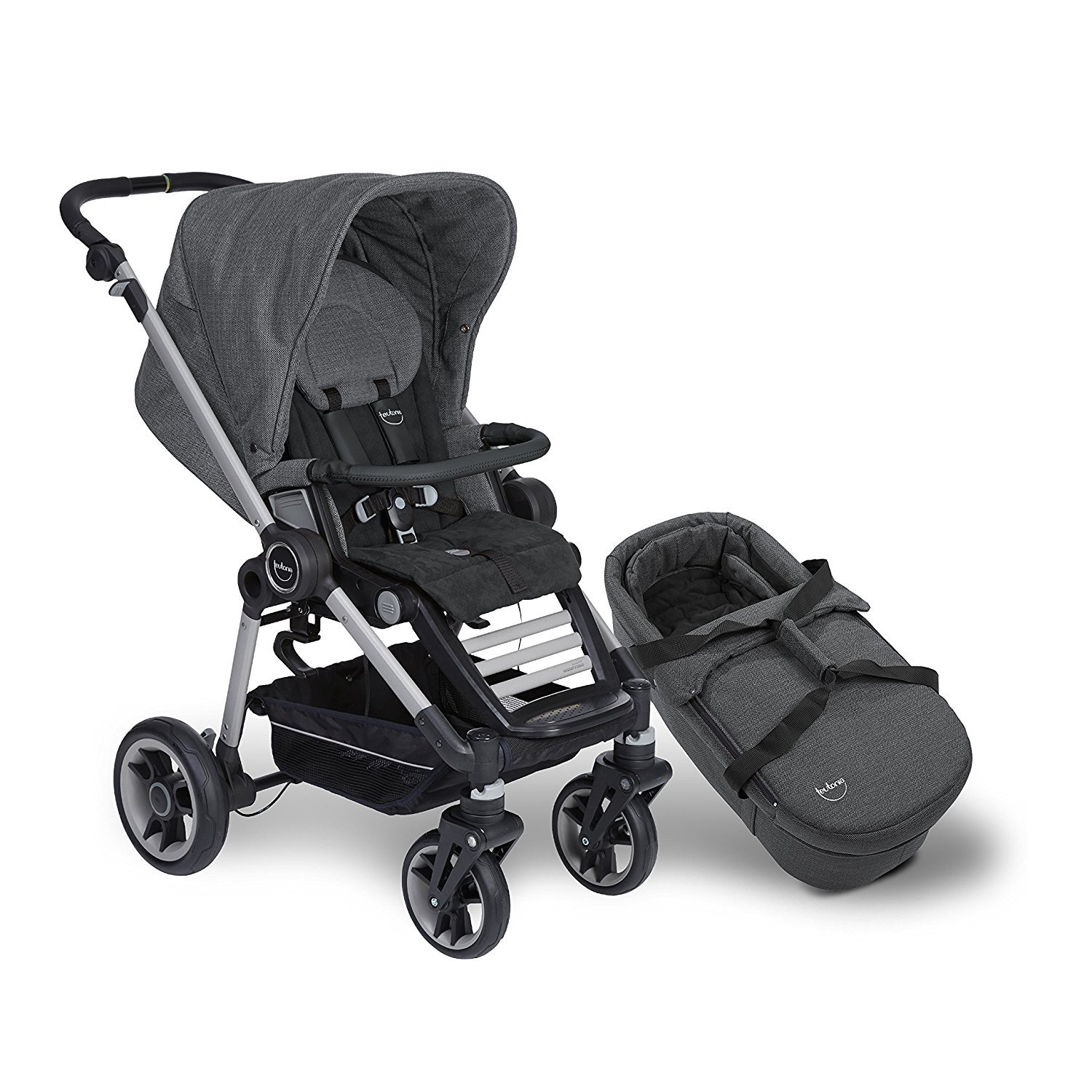 Kombikinderwagen von Teutonia im Set mit Babyschale