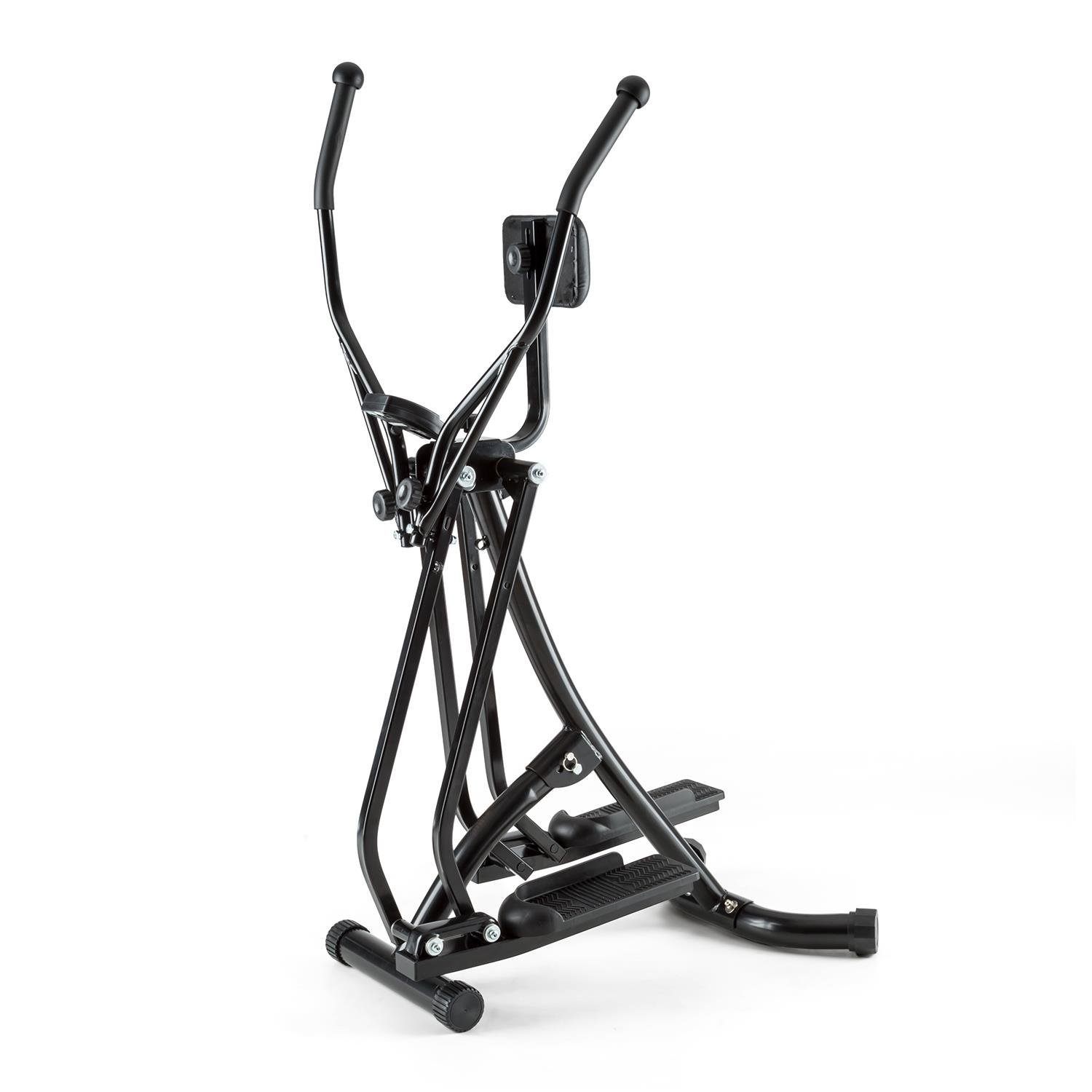 Klarfit Bogera X Crosstrainer Stepper schwarz aufgebaut