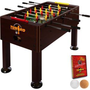 Tuniro Tischfussball Classic V Basic Serie Teleskopstangen BTFV Zertifiziert, 60 kg, 20060101