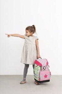 5 teiliges Schulranzen-Set Kollektion Starlight Magenta
