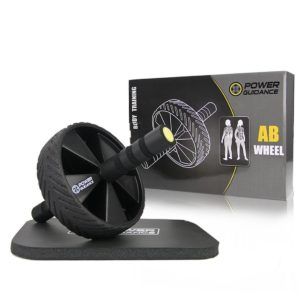 Bauchroller AB Wheel Bauchtrainer Hochwertiger Abdominal Roller mit Knieauflage Bauchmuskeltrainer für Einsteiger und Fortgeschrittene