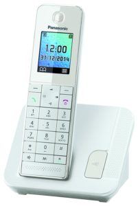 Panasonic KX-TGH 220 Schnurlostelefon mit Anrufbeantworter (DECT)