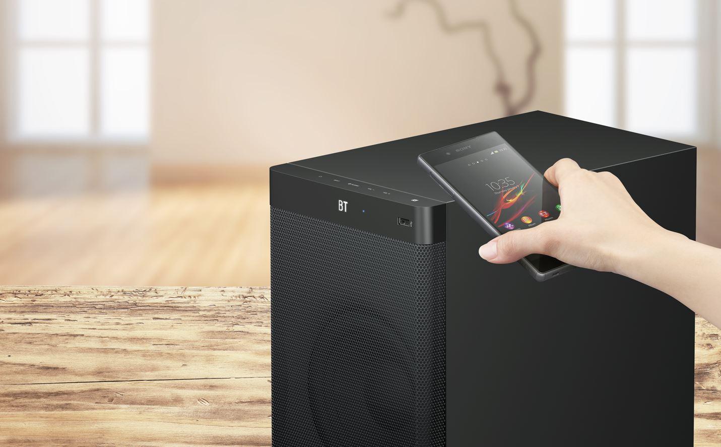 Streamen Sie Ihre Lieblingsmusik. NFC und Bluetooth