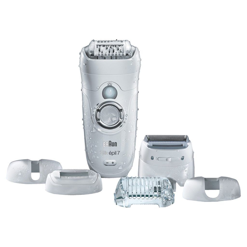 Braun Silk %C3%A9pil 7 Epilierer 7 561 Mit 6 Extras Inkl. Kosmetiktasche Geschenkset Wei%C3%9F Himbeere