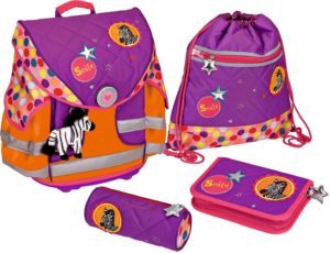 Die Spiegelburg Schulranzen-Set DIN 4-tlg Ergo Style plus Bunte Punkte bunte punkte
