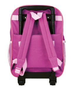 Idena 2 in 1 Kinder Rucksack Trolley Prinzessin mit Frosch Kindergepäck, 14 Liter, Rosa test