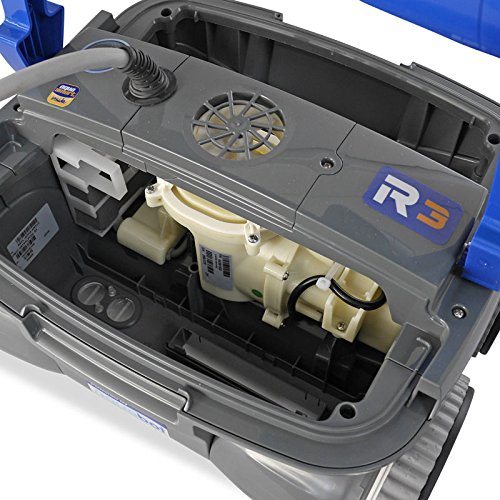 Poolroboter R3 von Astral mit offener Klappe