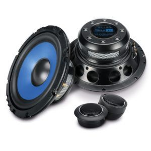 Sinustec 2 Wege Komponenten Lautsprecherboxen rund in 16 cm Einbaugröße für Pkw