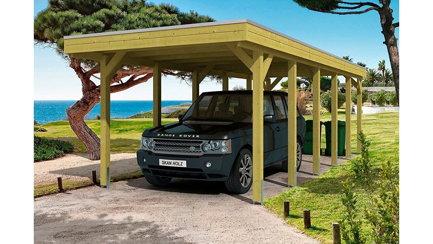 Der Obi Carport - Skan Holz Carport FrieslanD 314 X 860 Cm