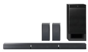 Sony HT-RT3 5.1-Kanal Soundbar (600 W Ausgangsleistung, NFC, Bluetooth, Dolby Digital, HDMI, USB, optischer Digitaleingang incl. Subwoofer und Rear Lautsprecher) schwarz