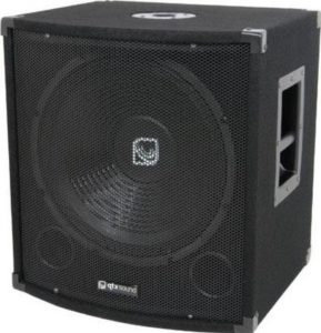 Skytec Professionelle Bassbox 300 W 38cm Subwoofer Tiefpass-Filter