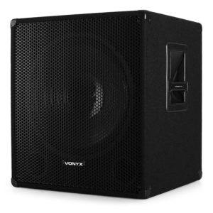 Vonyx 46cm Aktiv Disco Subwoofer 1000W Lautsprecher Box