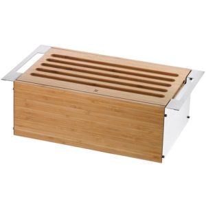 WMF Brotkasten, Gourmet Brotdose Brotbox mit abnehmbarem Schneidbrett, 43 x 25 cm