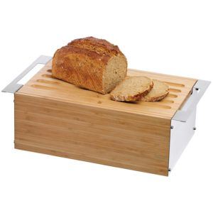 WMF Brotkasten, Gourmet Brotdose Brotbox mit abnehmbarem Schneidbrett, 43 x 25 cm test