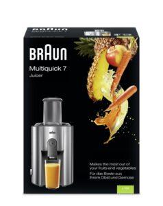 Braun J700 Multiquick 7 Entsafter (1000 W) silber Test