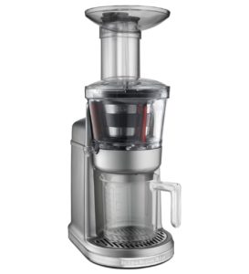 Kitchenaid 5KVJ0111EMS Kitchenaid Artisan Slow Juicer Entsafter, Medaillon-Silber