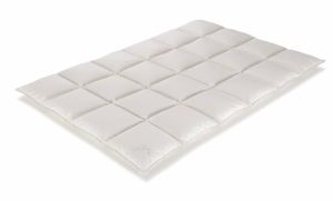 Weisse Daunendecke Arabella medium von Paradies im Test