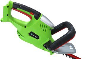 Nahansicht von Güde Akku-Heckenschere 510 im Test