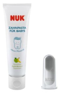 NUK 10256396 Mundpflege-Set mit Baby-Zahnpasta