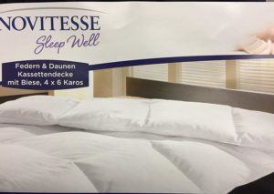 Die Novitesse Kassettendecke Federn und Daunen im Test