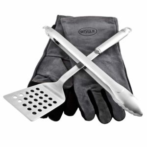 Bei OBI: Rösle Grillset Handschuhe und Besteck im Gaggrill Test