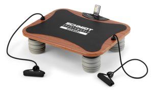 In Holzdesign die Schmidt Sportsworld Vib 11 Vibrationsplatte im Test