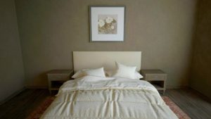 Im Test weisse Daunendecke im Schlafzimmer
