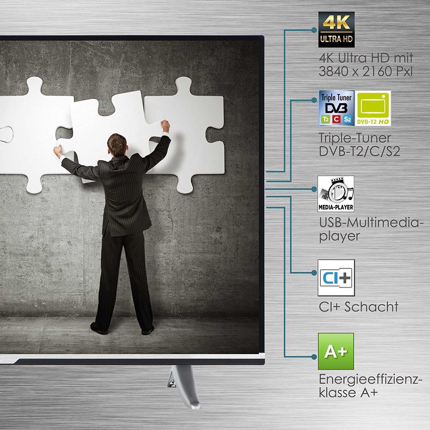 UHD Fernseher Test + Vergleich 2024 ᐅ TÜV-zertifiziert